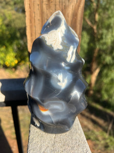 Orca Agate Flame