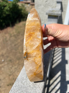 Golden Healer Quartz Flame