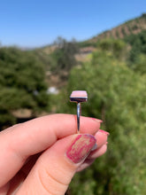 Load image into Gallery viewer, Pink Opal Sterling Silver Ring Size 8