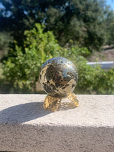 Load image into Gallery viewer, Pyrite Sphere 47mm