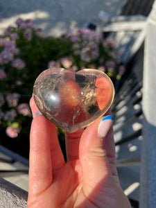 Smokey Citrine Puffy Heart