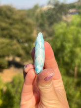 Load image into Gallery viewer, Larimar Drilled Hole Angel Wing