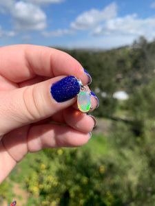 Faceted Sterling Silver Opal Pendants Variety*