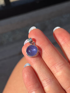 Tanzanite Pendant Sterling Silver