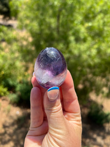 Fluorite Egg on Stand