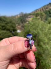 Load image into Gallery viewer, Lapis Sterling Silver Ring Size 6