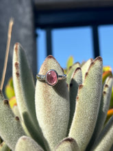 Load image into Gallery viewer, Pink Tourmaline Size 6 Sterling Silver Ring