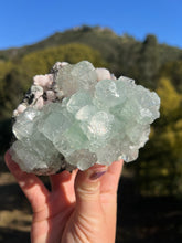 Load image into Gallery viewer, Green Apophyllite with Peach Stilbite