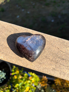 Gem Lepidolite Heart