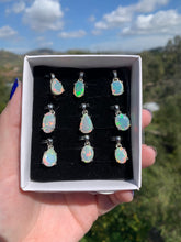 Load image into Gallery viewer, Faceted Sterling Silver Opal Pendants Variety*