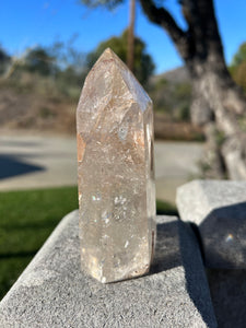 Penetrator Rutilated Quartz Tower w Hematoid Inclusions