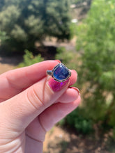 Load image into Gallery viewer, Blue Kyanite Sterling Silver Ring Size 5.5