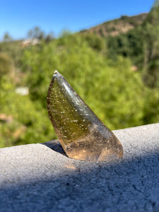 Rutile Gold Smokey Quartz Flame