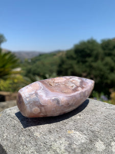 Pink Amethyst Druzy Flame