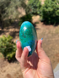 Chrysocolla Heart