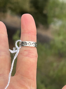 Garnet Faceted Star Ring Size 5.5