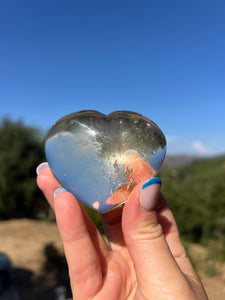 Citrine Flat Back Heart