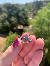 Load image into Gallery viewer, Larimar Marquis Sterling Silver Ring Size 6￼