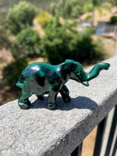 Load image into Gallery viewer, Malachite Elephant