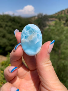 Larimar Oval Pendant 85CN