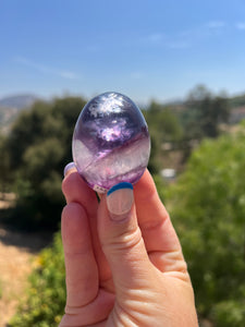 Fluorite Egg on Stand