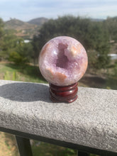 Load image into Gallery viewer, Lavender Pink Amethyst Sphere 62mm