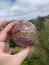 Load image into Gallery viewer, Ocean Jasper 5th vein Sphere 64mm