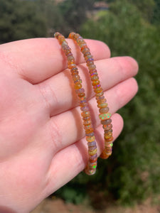 Ethiopian Opal Bracelets Sterling Silver Variety