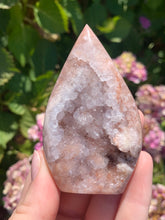 Load image into Gallery viewer, Pink Amethyst Druzy Flame