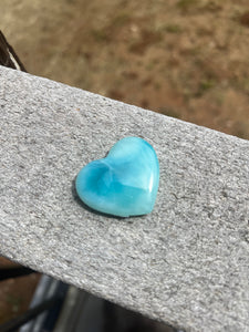 Larimar Rounded Heart