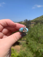 Load image into Gallery viewer, Larimar Rounded Oval Sterling Silver Pendant