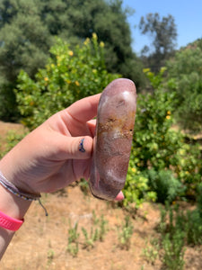 Lavender Pink Amethyst Druzy Heart on Stand