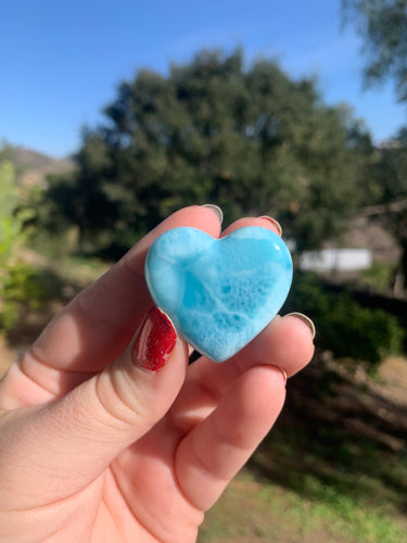 Larimar Rounded Heart