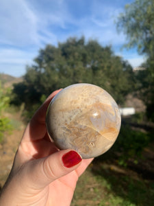 Agate Sphere with Druzy 72mm