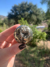 Load image into Gallery viewer, Pyrite Sphere 41MM