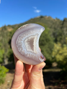 Agate Druzy Moon