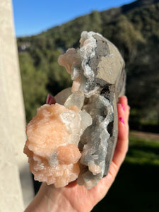 Apophyllite Stilbite Cubic Calcite AAA from India