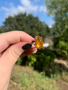 Amber Sterling Silver Rings *Variety