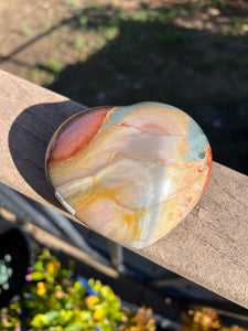 Polychrome Jasper Heart