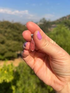 Rhodochrosite Pendant Sterling Silver