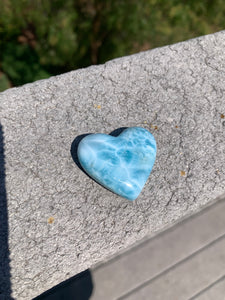 Larimar Thick Rounded Heart 68T