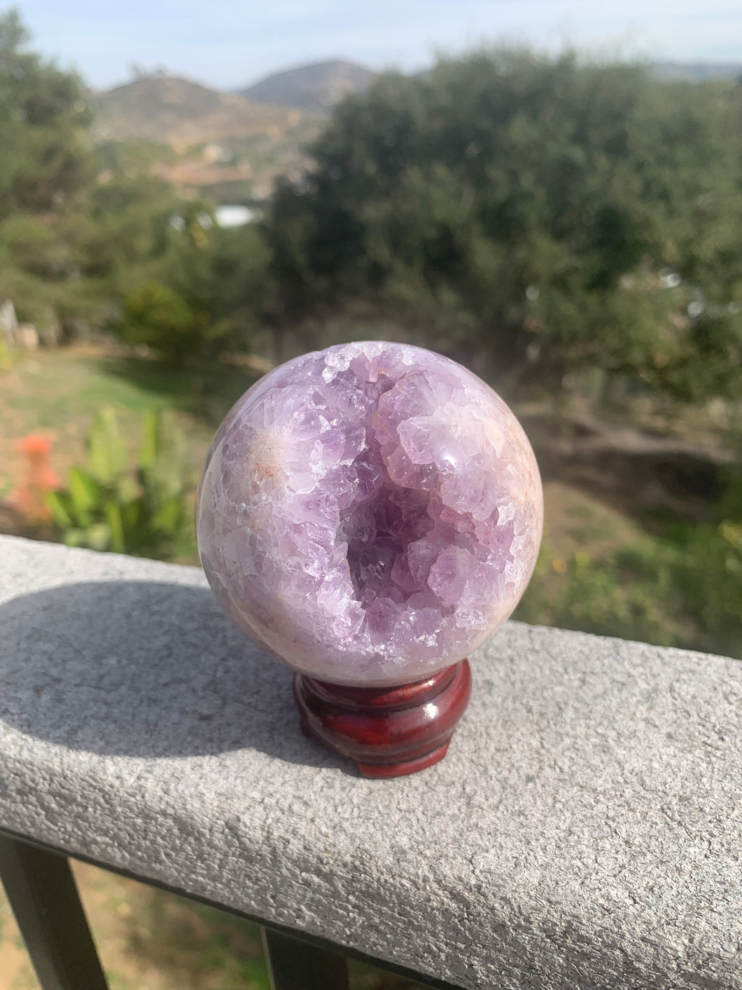 Lavender Pink Amethyst Sphere 69mm