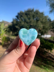 Larimar Rounded Heart