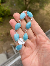 Load image into Gallery viewer, Larimar Variety Sterling Silver Bracelets