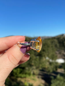 Honey Citrine Ring Variety Size 6