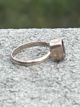 Load image into Gallery viewer, Amethyst Square Cut Ring Size 7