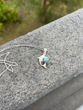 Load image into Gallery viewer, Larimar Dolphin Sterling Silver Pendant