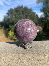 Load image into Gallery viewer, Lepidolite Sphere 69mm