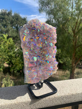 Load image into Gallery viewer, Aura Amethyst Druzy on Stand