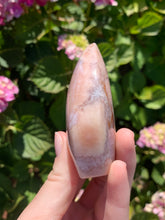 Load image into Gallery viewer, Pink Amethyst Druzy Flame